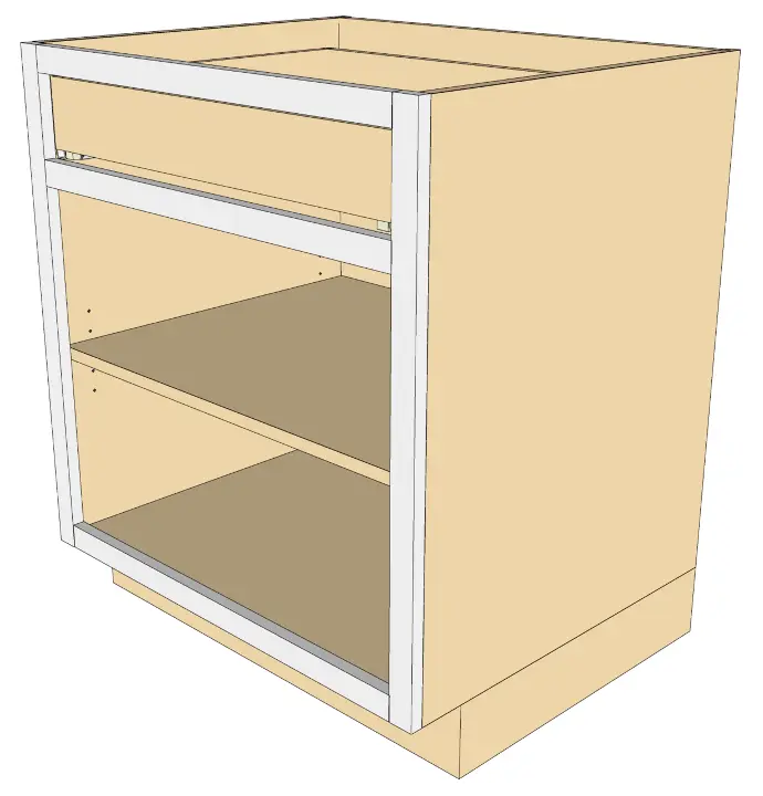 Face Frame Cabinet Illustration Face Frame Cabinet Illustration